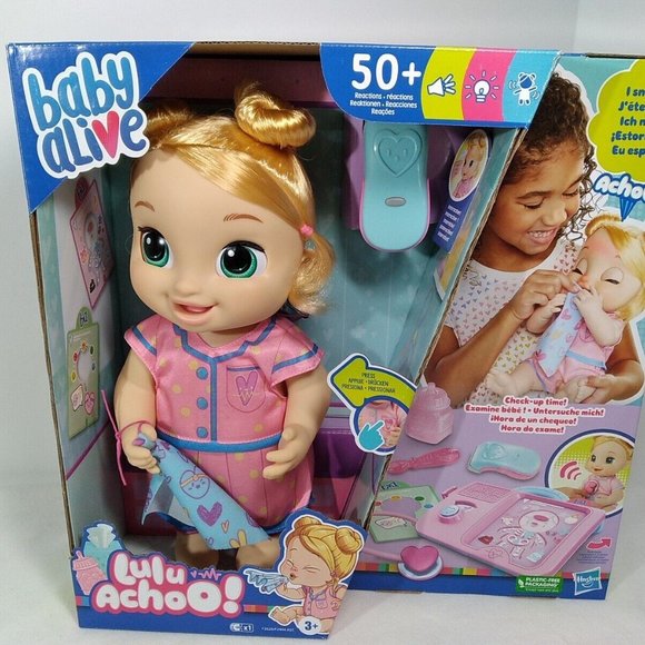 BABY ALIVE LULU ACHOO BLONDE HAIR 12” BABY DOLL SEALED BOX💥🆕SHIPS FAST😮‍💨⚡🚚 - Picture 2 of 15